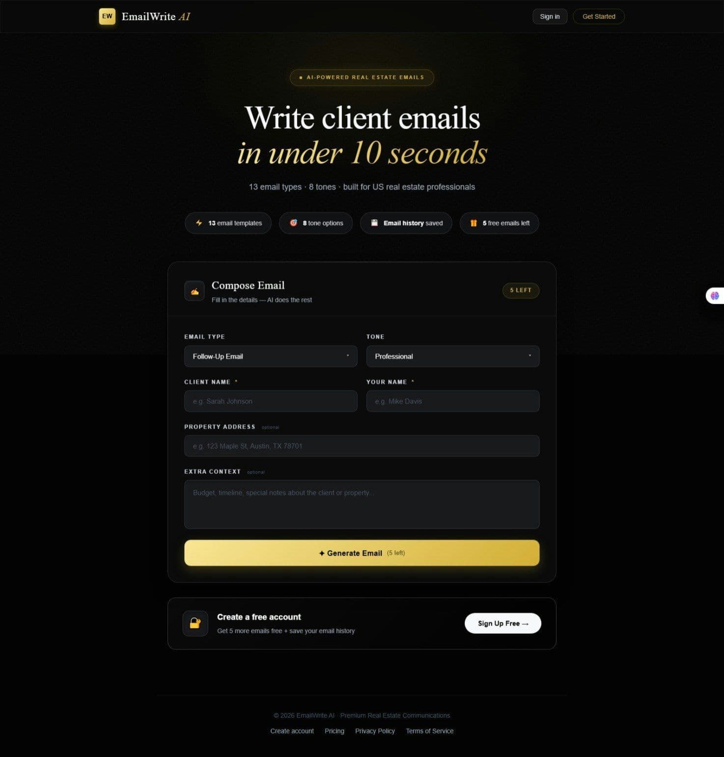 EmailWrite AI