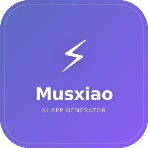 Musxiao AI App Generator