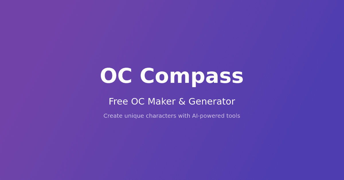 OC Compass — AI Character Generator