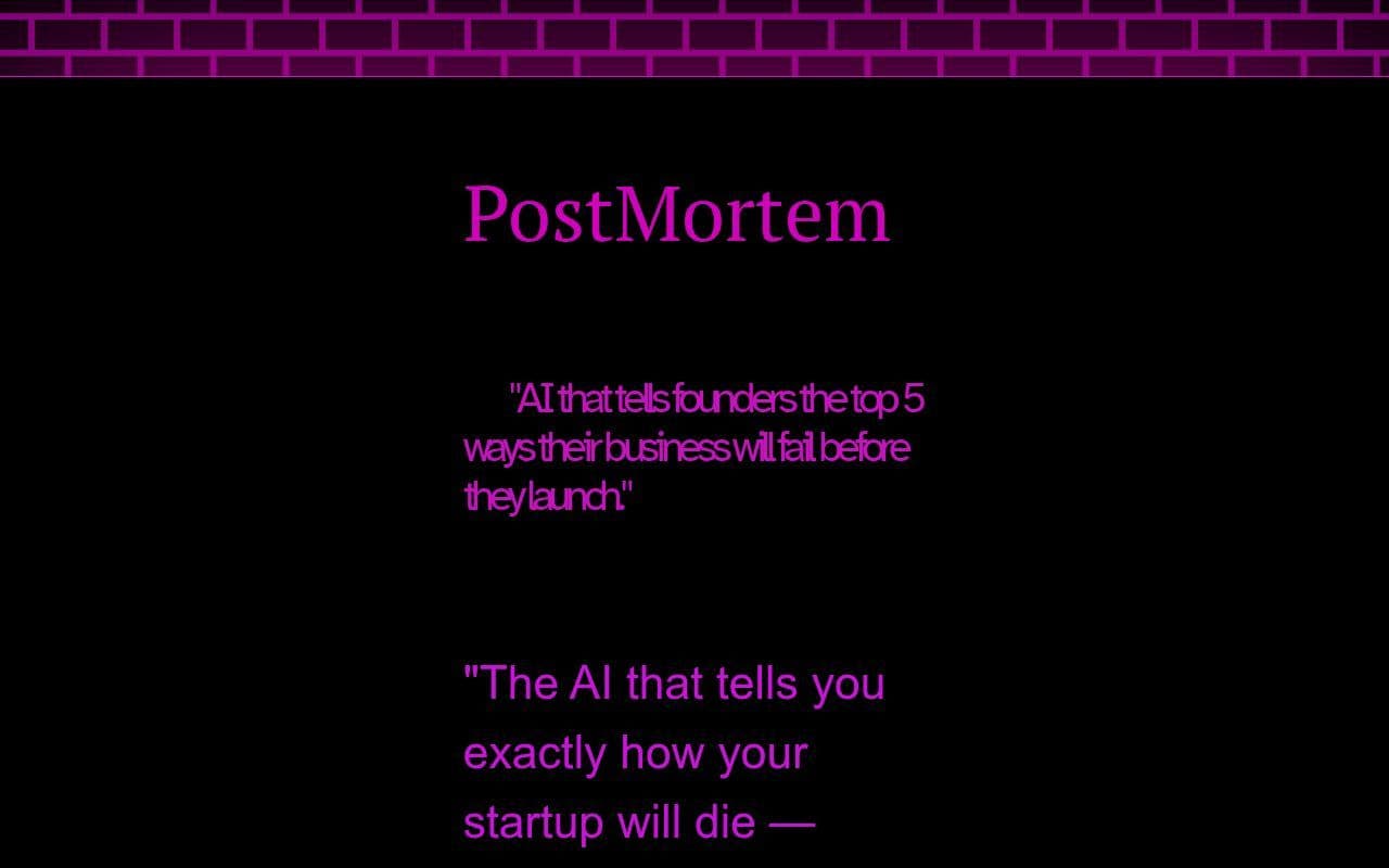 PostMortem