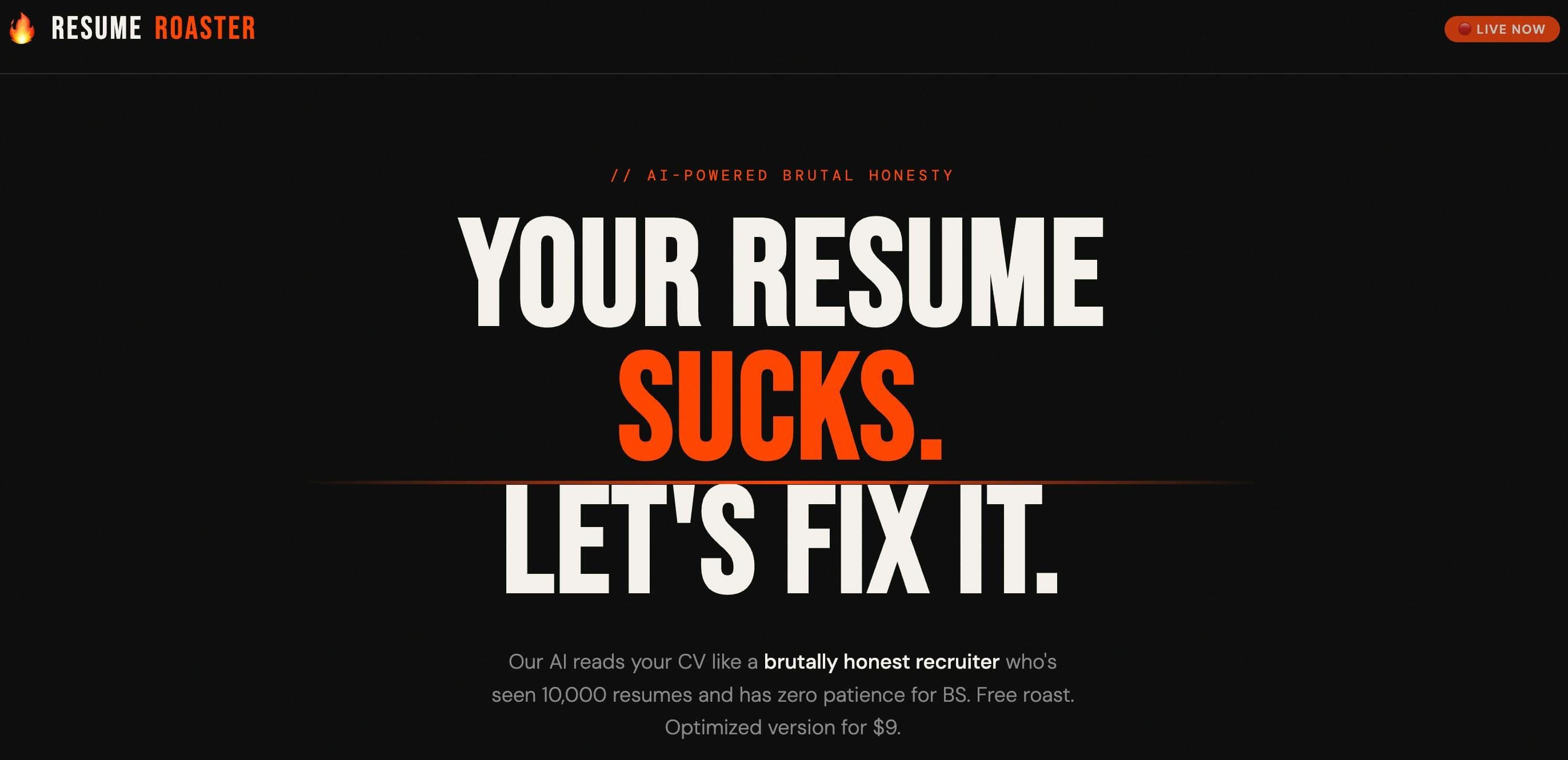 Resume Roaster