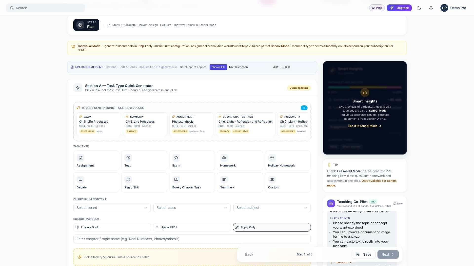 Student Intelligence Platform