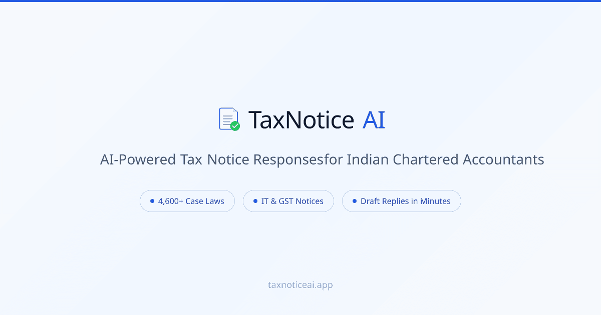 TaxNoticeAI
