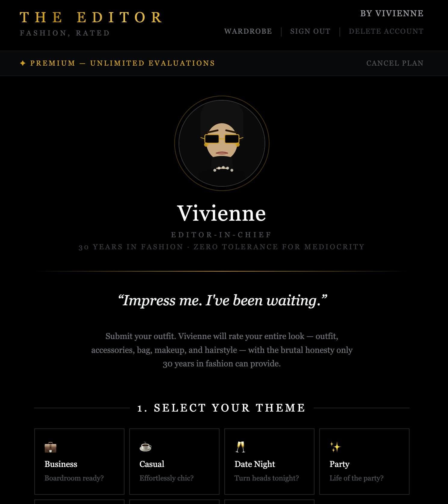 The Editor — Fashion Rated by Vivienne