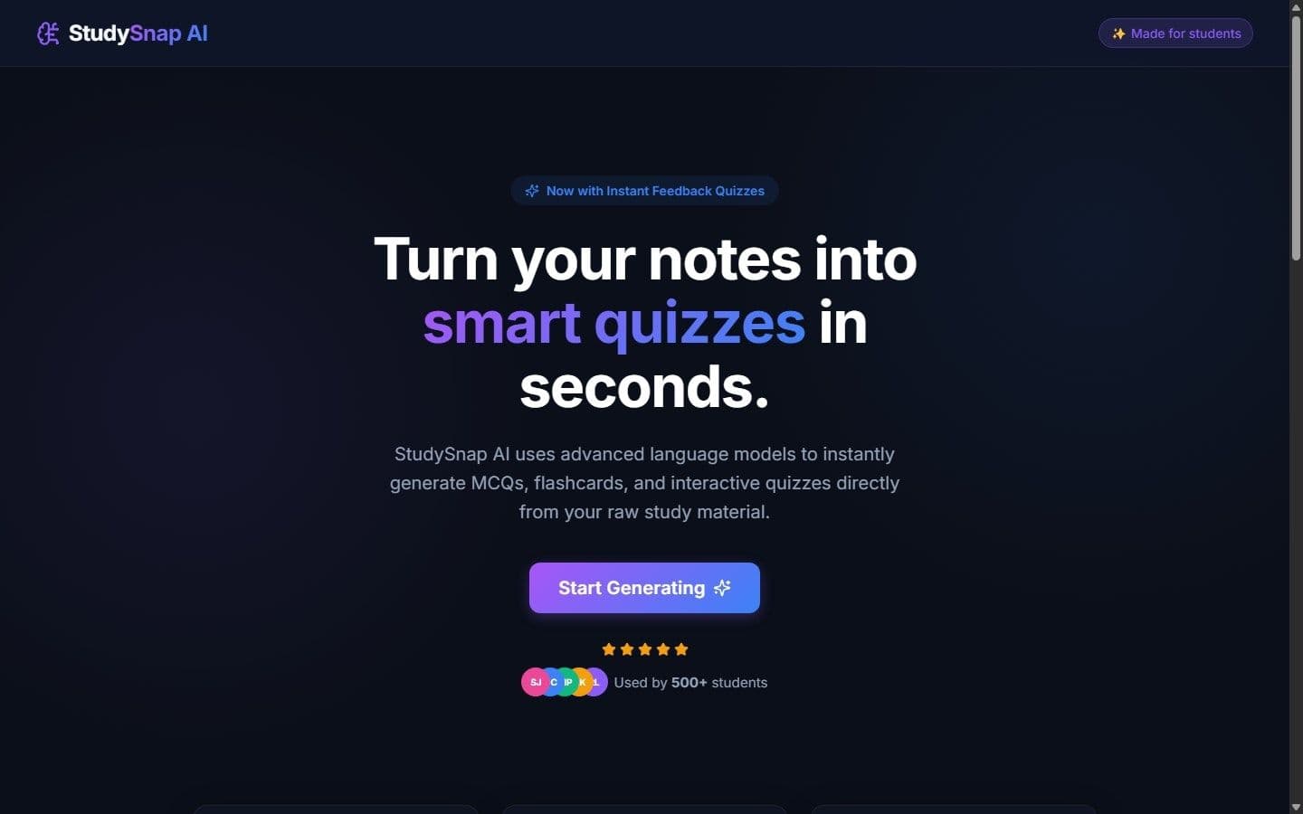 StudySnap AI